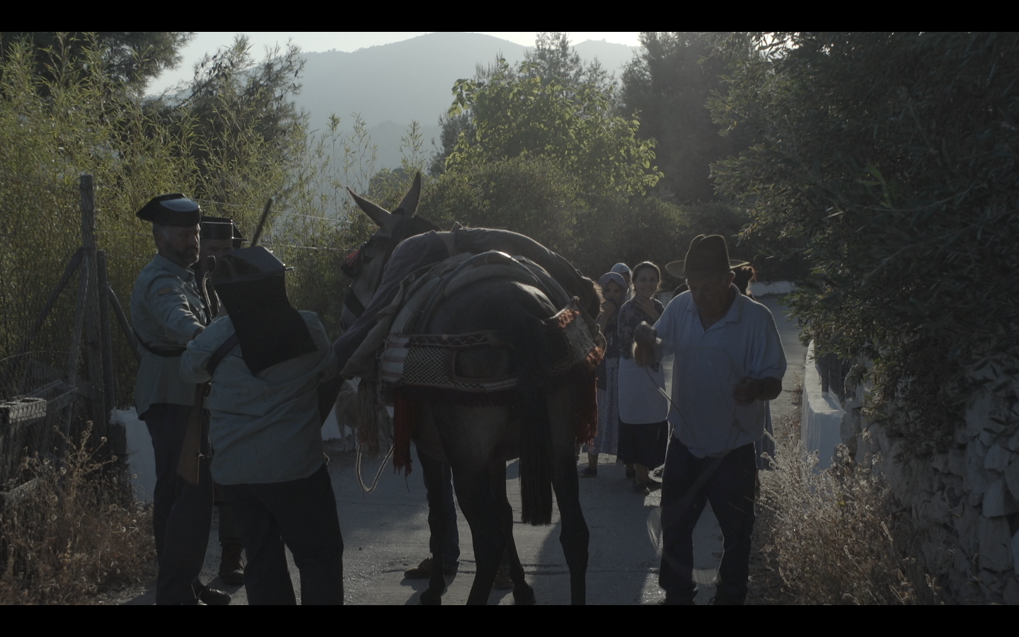 op pad Lomilla op ezel